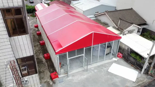 an Iconic Campaign Tent in Taiwan