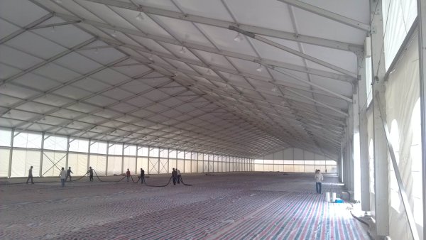 Grande struttura della tenda
