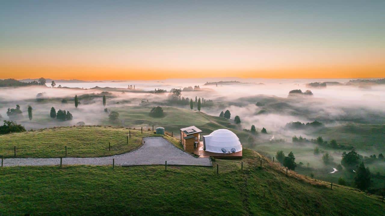 A dome on the field
