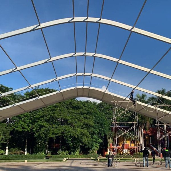 A frame tent
