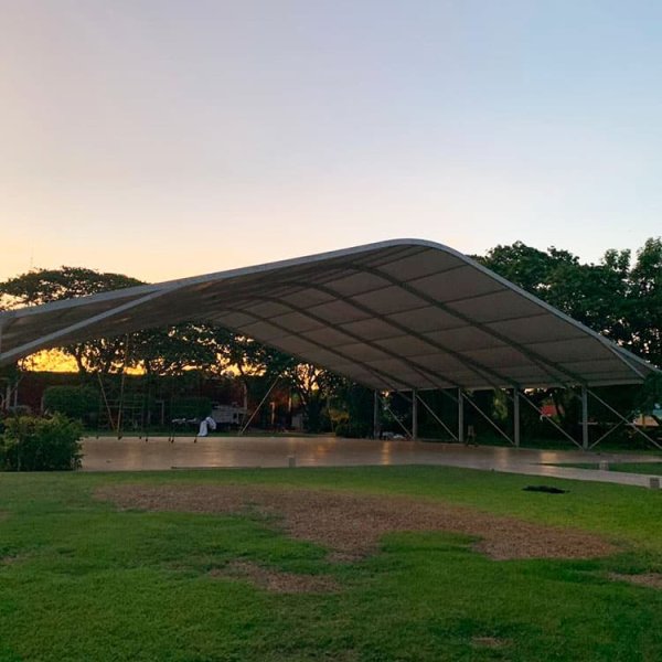 A frame tent
