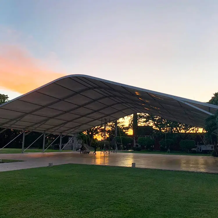 clear span frame tent