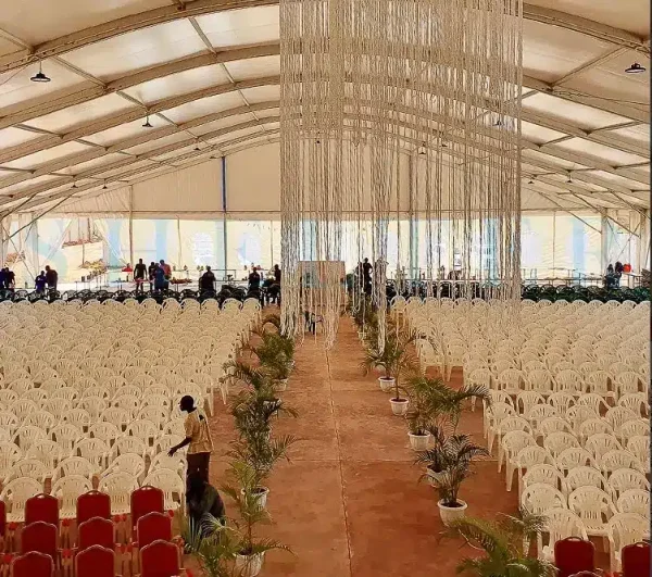 church tent