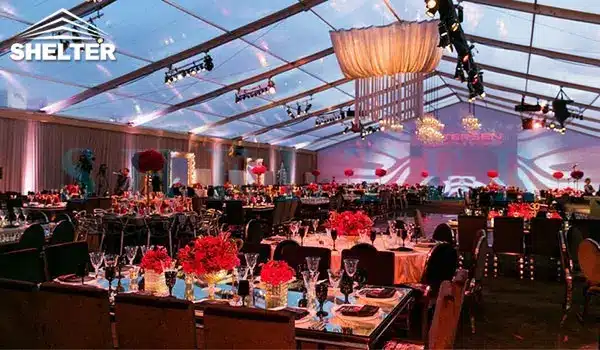 event tent at Chile