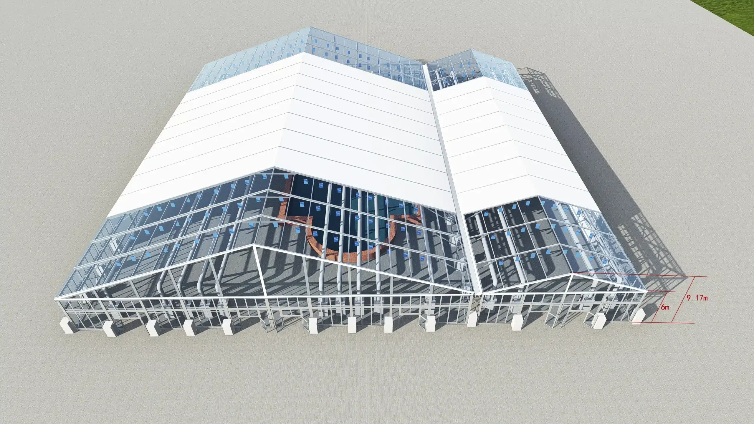 construction tent, industrial tent