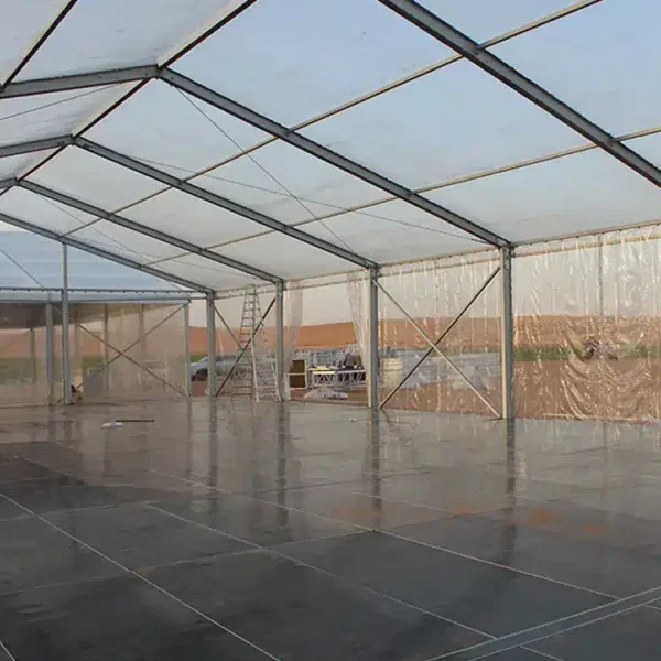 Horse riding tent
