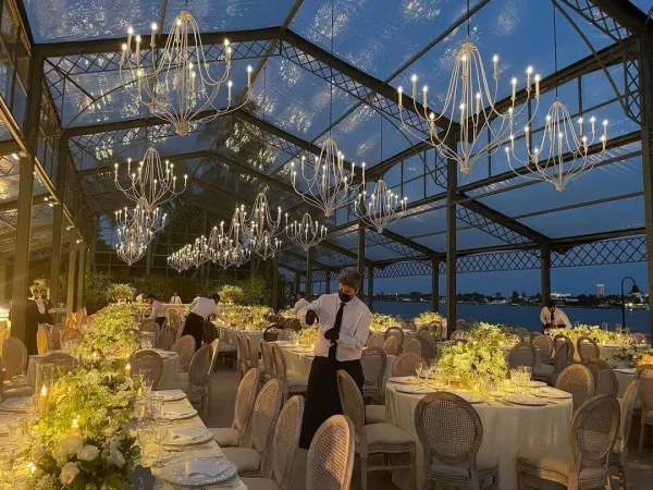 tente de mariage de luxe