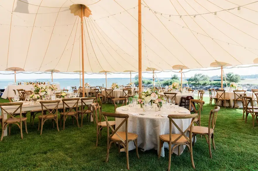 Backyard Tent Wedding