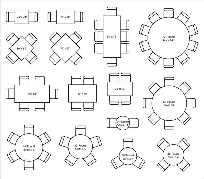 Capacity And Seating Configurations