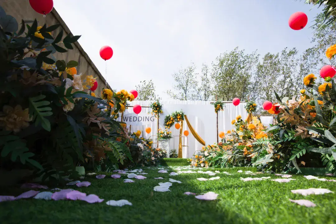 A Unique Path To A Backyard Wedding