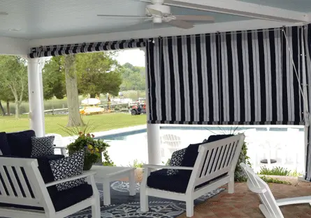 Pvc Fabric Roll Up Awnings