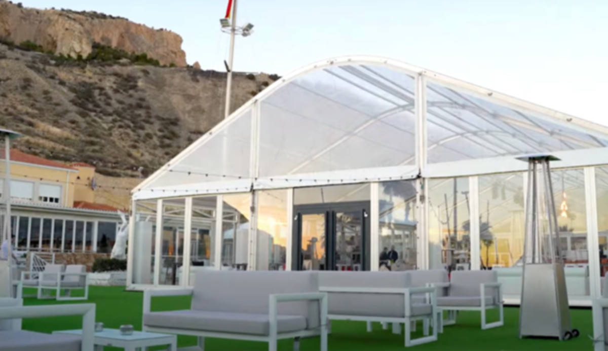 clear span tent for exhibitions