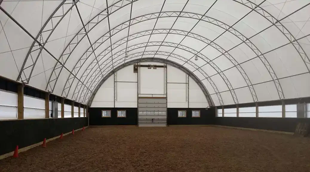 Construction de cerceaux pour manège