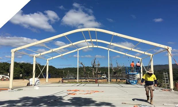 Building a Semi-permanent Tent for Your Space Solutions