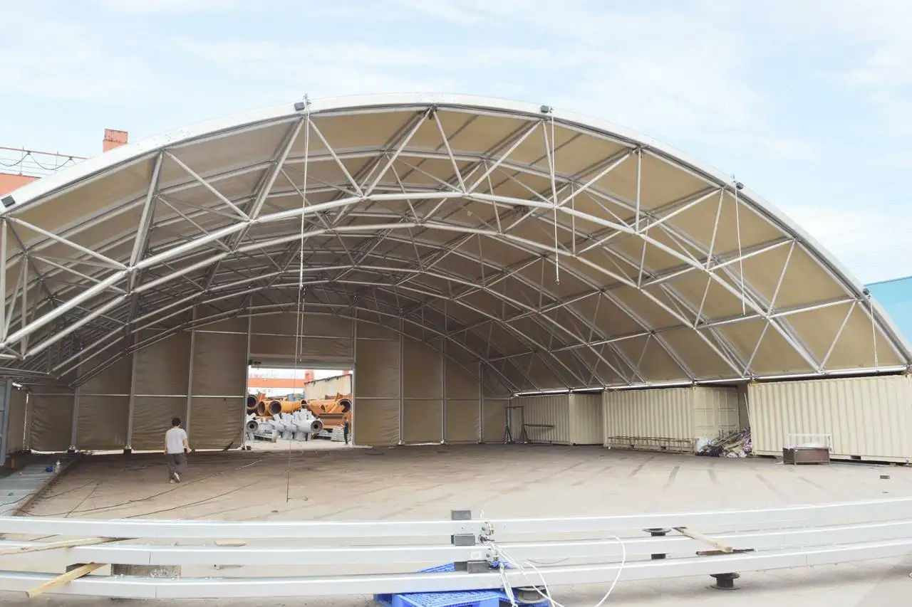 Container-Based Aircraft Hangar Construction