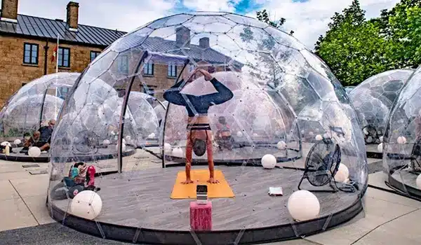 Transparent sports dome, geodesic dome tent