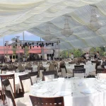 A wedding tent in Georgia