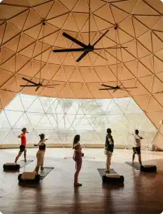hot yoga dome